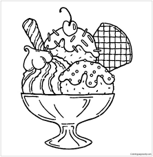 Color changing ice cream is not new at all. Ice Cream Sundae Coloring Pages Desserts Coloring Pages Coloring Pages For Kids And Adults