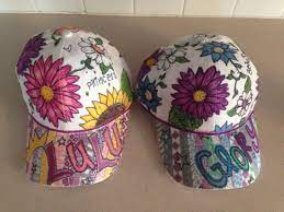 Diy Walmart Sharpie Hats Hand Painted Hats Painted Hat Hand Painted Clothing
