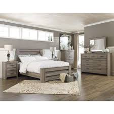 Nebraska furniture mart's selection also provides a range of comfort options like memory and gel foam. Signature Design By Ashley Zelen 5 Piece Queen Bedroom Set In Warm Gray Nebraska Furniture Mart