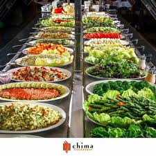 Meet Me At Chima Gourmet Salad Bar Over 30 Items Including Gourmet Salad Waldorf Quinoa Potato And More Creamy Vegetable Soups Gourmet Salad Salad Bar
