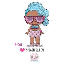 Lol splash queen coloring pages. L O L Surprise Bling Series List Of Characters B 001 Splash Queen Kids Time