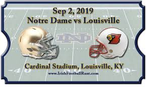 Notre Dame Fighting Irish Vs Louisville Cardinals Football