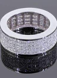 Rafaello Co Eternity Wedding Band With White Diamonds In White Gold Men Diamond Ring Mens Wedding Rings Diamond White