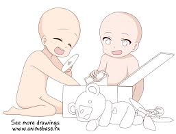 Chibi Children Anime Base Ych Anime Poses Reference Drawing Base Anime Base