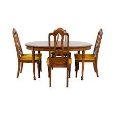 Favorite this post jul 26. 90 Off Bernhardt Bernhardt Vintage Dining Set With Extension Leaf And Chairs Tables