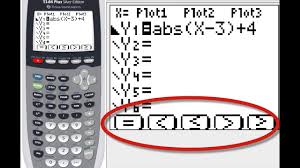 How To Graph Absolute Value Equations And Inequalities On The Ti 84 Youtube