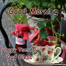 Share the best gifs now >>> Good Morning Happy Tuesday God Bless Video Happy Tuesday Good Morning Happy Good Morning Tuesday