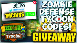 Tower defense is a fun game in which the players have to keep themselves safe from zombie attacks by constructing a tower's defense. Zombie Defense Tycoon New Codes Roblox Tank Zombie Defense Tycoon 2020 Youtube