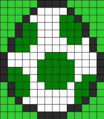 Yoshi Egg Dessin Quadrillage Pixel Art Tete De Mort Points De Couture