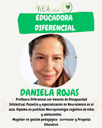 🧠✨ ¡Les presentamos con mucho cariño a Daniela Rojas! ✨🧠 Ella es  Profesora de Educación Diferencial con mención en Discapacidad Intelectual,  con una trayectoria admirable y un corazón enorme. 💜 📚 Daniela