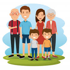 Grupa Członków Rodziny Awatarów Postaci | Premium Wektor