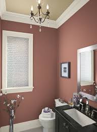 Half Bathroom Bathroom Red Bathroom Paint Color Schemes Painting Bathroom