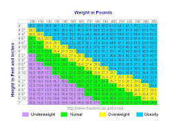 Bmi Chart Know Your Body Mass Index