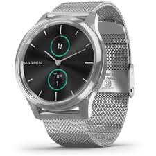 Garmin Vivomove Luxe Hybrid Smartwatch Withmilanese Band Qvc Com In 2020 Smart Watch Garmin Garmin Watch