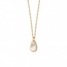 Daisy London Isla Gold Mother Of Pearl Necklace Mother Of Pearl Necklace Pearl Necklace Necklace