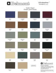 color chart ultraleather tm chairs and stools stool