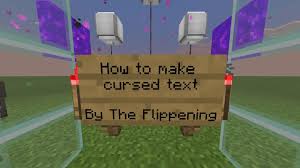 Forget the hassle of finding the perfect font from a list of fonts or finding a particular style online just to use it on a single post. How To Make Cursed Text Minecraft Youtube