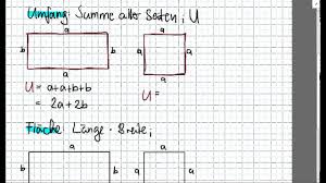 Last post 03 feb 06, 11:55: Flache Und Umfang Quadrat Und Rechteck Youtube