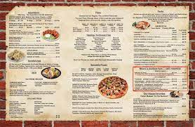 Milano S Pizza Menu Inside Pasta Appetizers Pizza Menu Cheese Squares