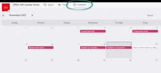 how do i enable the calendar view in microsoft planner