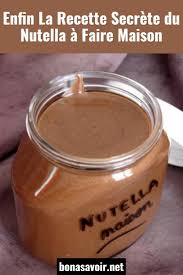 Enfin La Recette Secrete Du Nutella A Faire Maison Nutella Desserts Thermomix Desserts