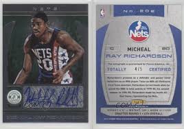 The legend continues (2013) and the rising: 2013 14 Totally Certified Signatures Green 5 Micheal Ray Richardson 202 Auto Ebay