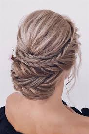 39 Elegant Updo Hairstyle For Wedding Party Elegant Wedding Hair Medium Hair Styles Hair Styles
