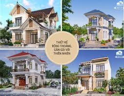 Chọn lọc những mẫu nhà 2 tầng mặt tiền 10m thoáng mát