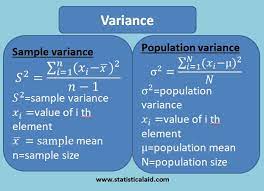 Variance And Standard Deviation In Statistics Statistical Aid