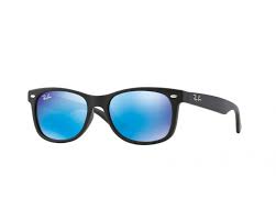 17 results for ray ban wayfarer matte black. Ray Ban New Wayfarer Junior Rj9052s Matte Black Plastic Blue Mirror Rj9052s 100s 55 Sunglasses Iceoptic