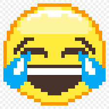 Pixel Art Face With Tears Of Joy Emoji Minecraft Png 1184x1184px Pixel Art Area Art Bead Happy face emoticon vector icons of smiley faces. pixel art face with tears of joy emoji