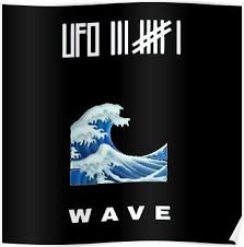 Ufo361 Wave Design Poster By Camocritcal Wave Design Poster Poster Design