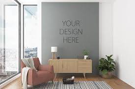 Interior Mockup Wall Art Background