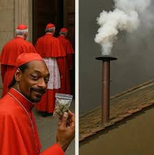 Fumée blanche au Vatican …c'est officiel ils ont trouvé le successeur au  Pape 😅😂 #snoopdogg @snoopdogg #conclave
