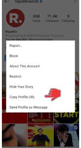 On your account page, scroll down and click profile. Here S A Detailed Guide To Share Instagram Profile Link On Whatsapp