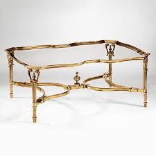 Neo Classic Brass Cocktail Table Stone Coffee Table Brass Coffee Table Metal Cocktail Table