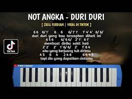 Not Angka Pianika Lagu Duri Duri Ziell Ferdian
