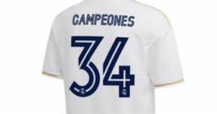 صور قميص ريال مدريد بـ34 بطولة من الدوري الإسباني 2020 Tops Sports Jersey Jersey