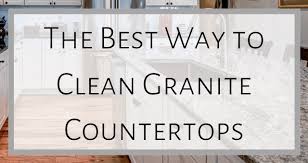 Polishing powder may not work on all granite surfaces, though, so be sure to consult your manufacturer's instructions to verify that you can use it on your counter. The Best Way To Clean Granite Countertops Jeff S Chem Dry