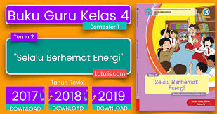 Buku digital ini dapat dipergunakan dalam oleh guru dalam pembelajaran di kelas, maupun oleh siswa ketika belajar di rumah. Buku Guru Kelas 4 K13 Tema 2 Selalu Berhemat Energi Katulis