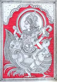 Goddess Saraswathi Devi Drawing With Pencil Drawings Art Painting Art