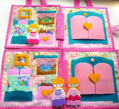 Quiet Book Felt Book Busy Book Doll House Quiet Book 6 Felt Book Busy Book Quiet Book