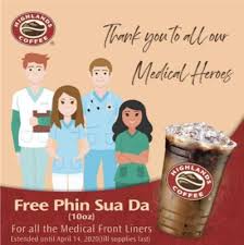 Lemon Greentea Free Highlands Coffee For Health Workers In 2020 Highlands Coffee Social Media Programs Vietnamese Iced Coffee