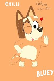 Fanart Bluey Chilli Heeler Fan Art Dreamworks Animation