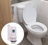 RDEXP White 20.5cm Length Toilet Bottom Inlet Fill Valve Split Push Button  Dual Flush Cistern Syphon
