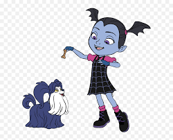 Vampirina Giving Wolfie A Treat Vampirina Bridget Cilpart Png Vampirina Logo Free Transparent Png Images Pngaaa Com