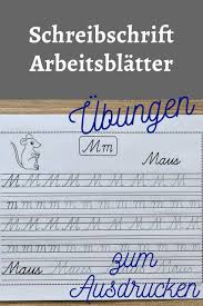 Vorschule Grundschule Schreibschrift Ubungen Unterrichtsmaterial In Den Fachern Deutsch Kunst In 2020 Schreibschrift Grundschule Satzanfange