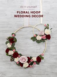 Simple enough for all #diy brides to make, we'll show you the steps below to replicating this look yourself. Wow These Diy Floral Hoops Are Simply Gorgeous