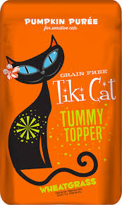 Homemade pumpkin purée tastes better than canned. Tiki Cat Tummy Topper Pumpkin Puree Wheatgrass Grain Free Wet Cat Food Topper 1 5 Oz Case Of 12 Chewy Com