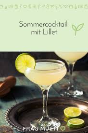 Sommercocktail Mit Lillet Rezept Frag Mutti Rezept Lillet Rezepte Sommer Cocktails Coctail Rezepte